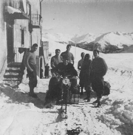 Foto con la prima motoslitta 2